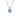 2.88 CT Square Aquamarine Pendant 14K White Gold