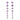 Gradient Pink Sapphire Dangle Earrings 14K White Gold