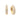 0.59 Carat Diamond Pave Huggie Earrings 14K Yellow Gold