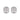 0.76 Carat Diamond Illusion-Set Emerald Shape Stud Earrings 18K White Gold