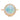 2.05 Carat Opal and Diamond Halo Ring 14K Yellow Gold