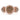 Brown and White Diamond Cluster Halo Ring 14K Rose Gold