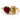 "Moi Et Toi" Fancy Yellow-Brown Diamond & Ruby 18K Gold Ring