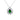 0.30 Carat Tsavorite and Diamond Teardrop Pendant 18K White Gold