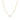 0.16 Carat Pavé Diamond Elongated Oval Paperclip Chain Necklace 14K Yellow Gold