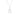 Diamond Circle Dangle Pendant 14K White Gold
