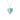 Turquoise, Mother of Pearl & Diamond Heart Pendant 14K White Gold