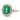 2.41 CT Zambian Emerald and Diamond Ring 14K Yellow Gold