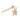 Pavé Diamond Stars Bypass Ring 14K Yellow Gold