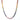 10.47 CTW Multi Colored Sapphire Tennis Necklace 14K Yellow Gold