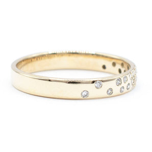 Diamond Confetti Band 14K Yellow Gold