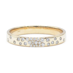 Diamond Confetti Band 14K Yellow Gold