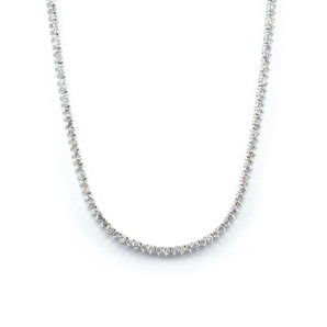 4.92 CTW Diamond Tennis Necklace 14KW