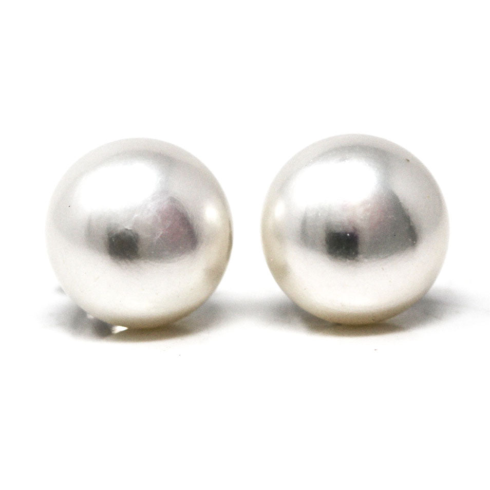11mm Freshwater Pearl Button Studs