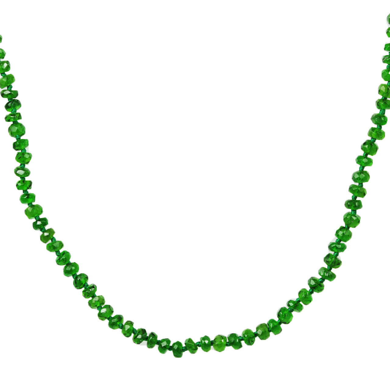 Chrome Diopside Bead Necklace