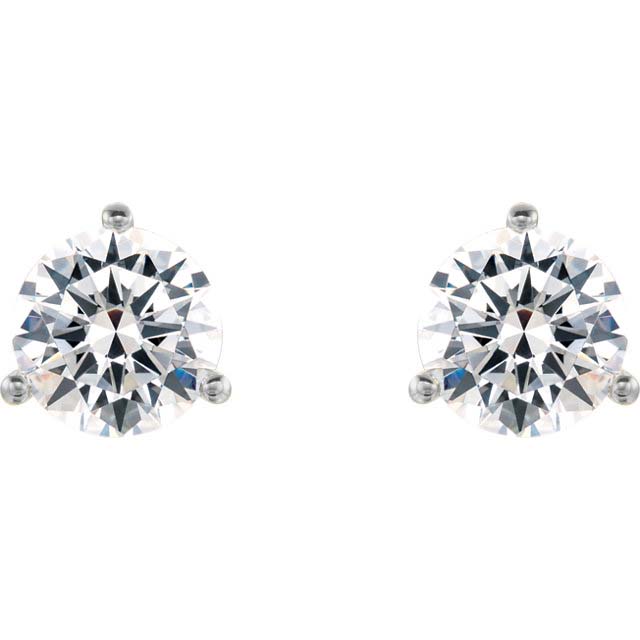 Natural Diamond Martini Stud Earrings