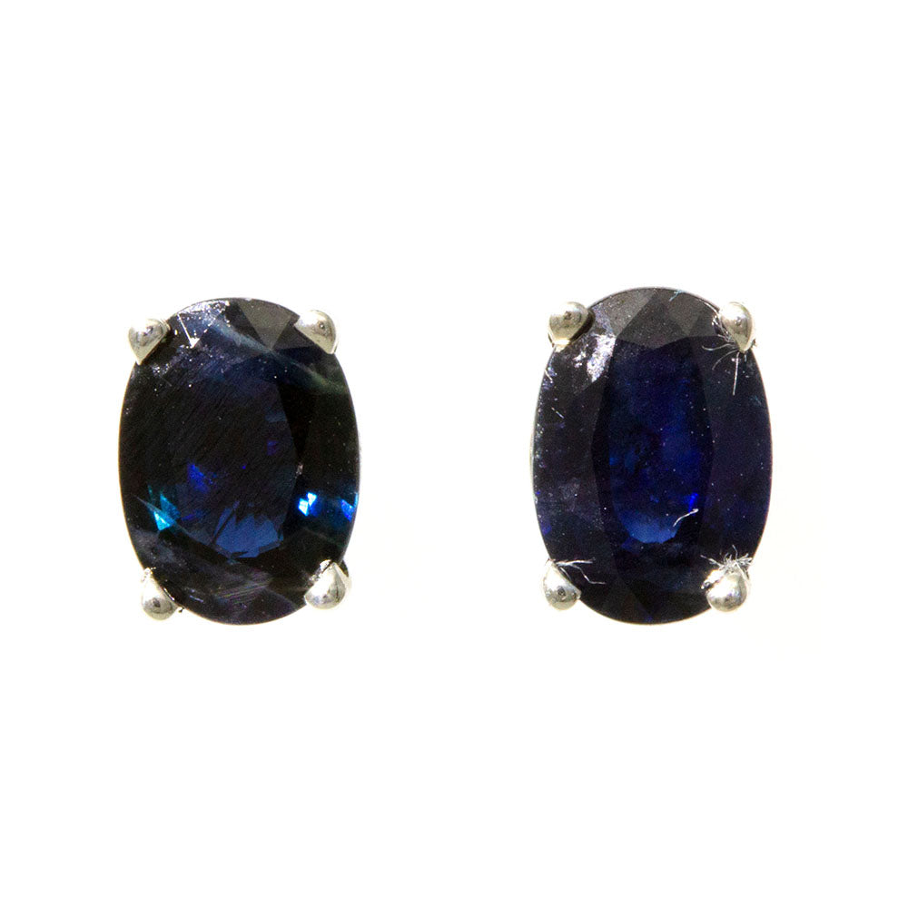 1.84 CTW Sapphire Stud Earrings