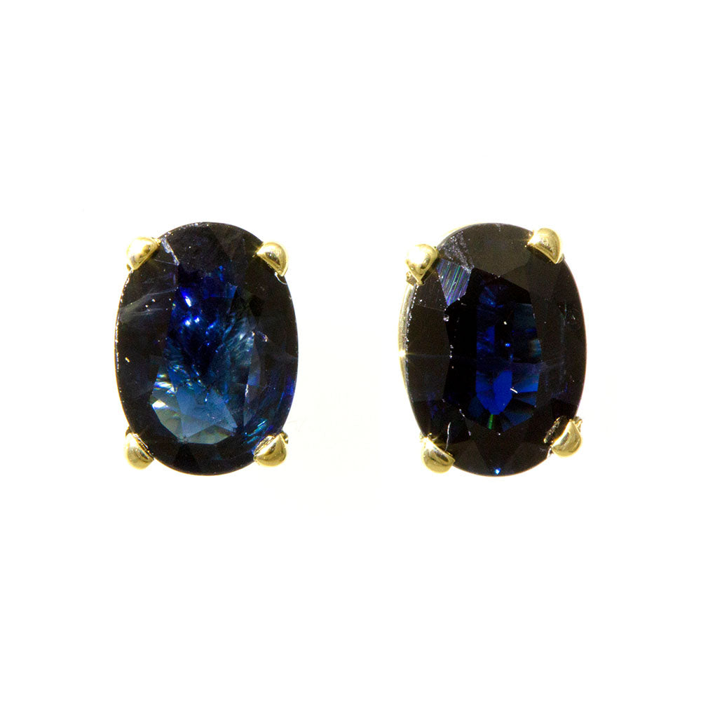 1.77 CTW Sapphire Stud Earrings